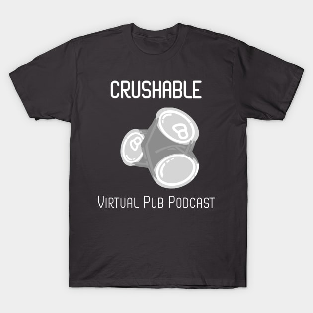 Crushable Virtual Pub Podcast Dark T-Shirt by Virtual Pub Podcast